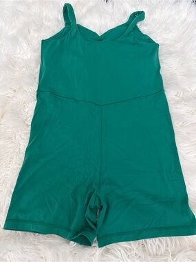aerie Green Sleeveless Romper